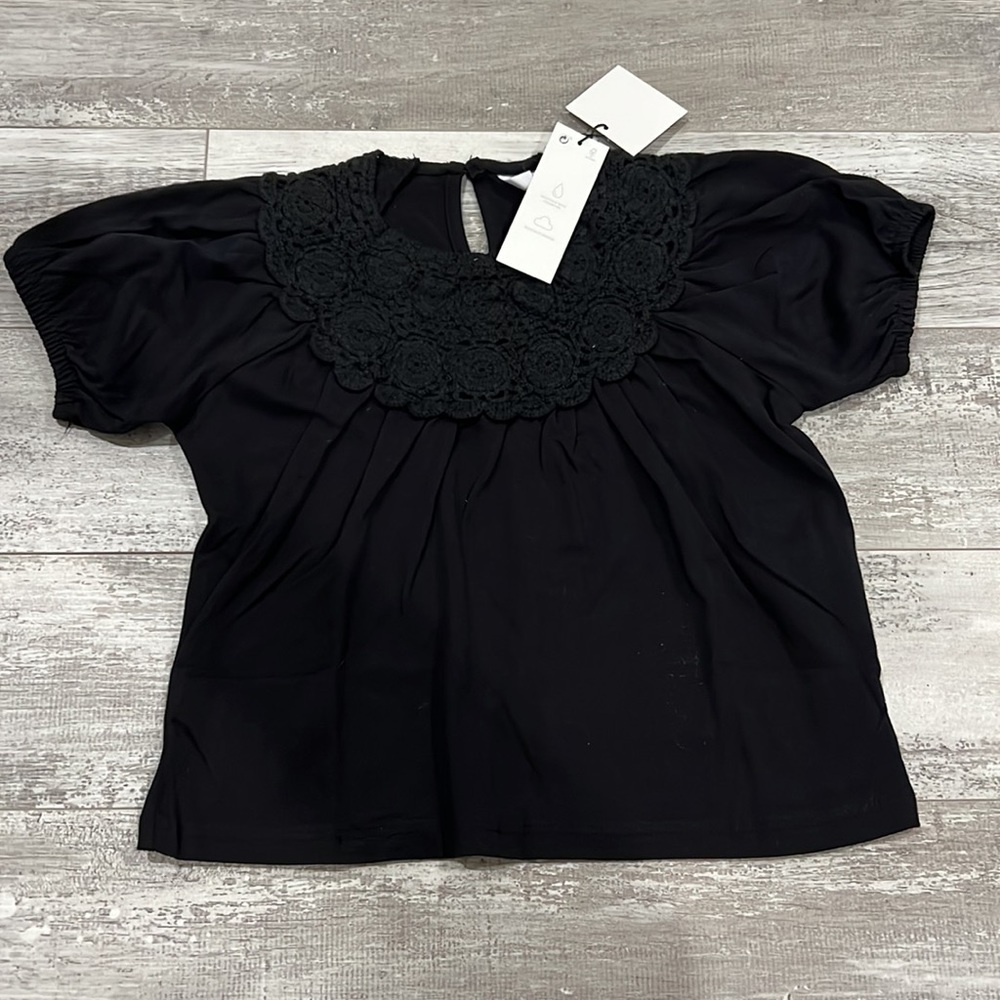 Zara Mixed Crochet Top